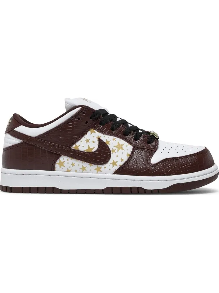 Кроссовки Nike Supreme x Dunk Low OG SB QS 'Barkroot Brown' — изображение 1 из 8, коричневый