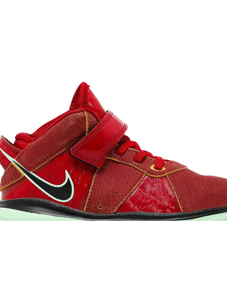 Кроссовки Nike LeBron 8 TD 'Empire Jade' — изображение 2 из 8, красный