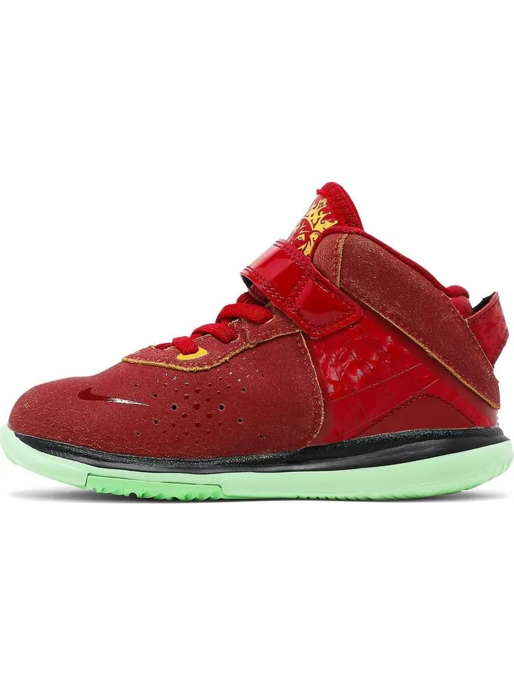 Кроссовки Nike LeBron 8 TD 'Empire Jade' — изображение 3 из 8, красный