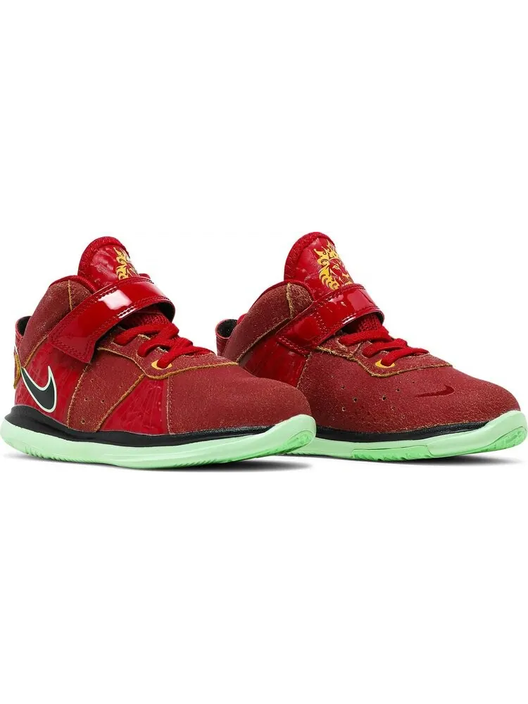 Кроссовки Nike LeBron 8 TD 'Empire Jade' — изображение 8 из 8, красный