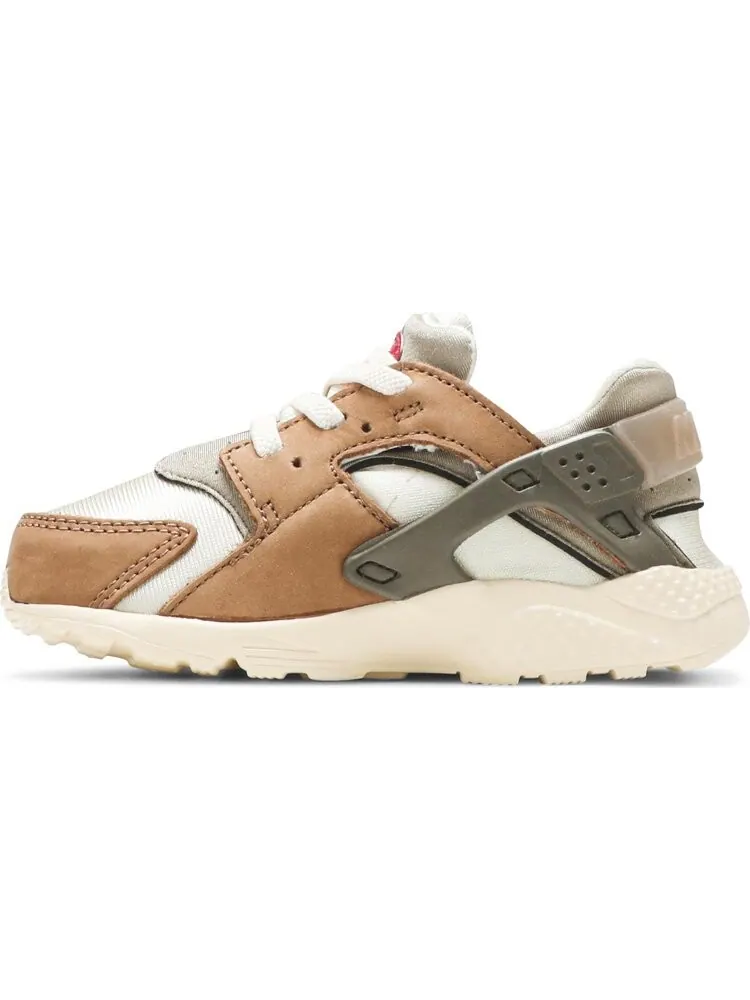 Кроссовки Nike Stussy x Air Huarache LE TD 'Desert Oak' 2021 — изображение 3 из 8, коричневый