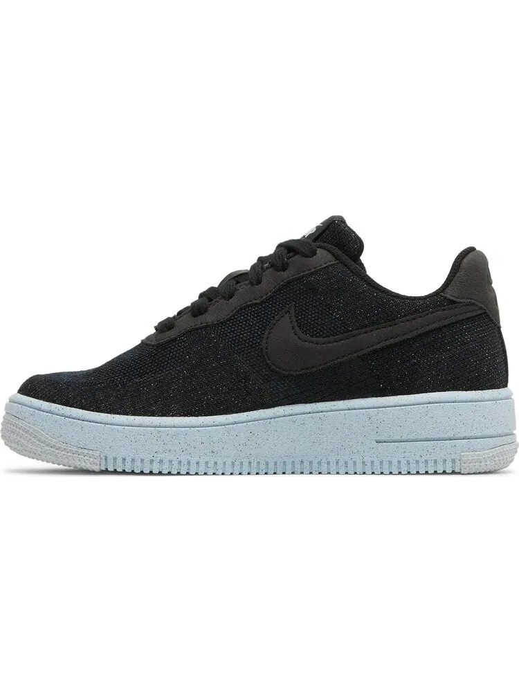 Кроссовки Nike Air Force 1 Crater Flyknit GS 'Black Chambray Blue' — изображение 3 из 8, черный