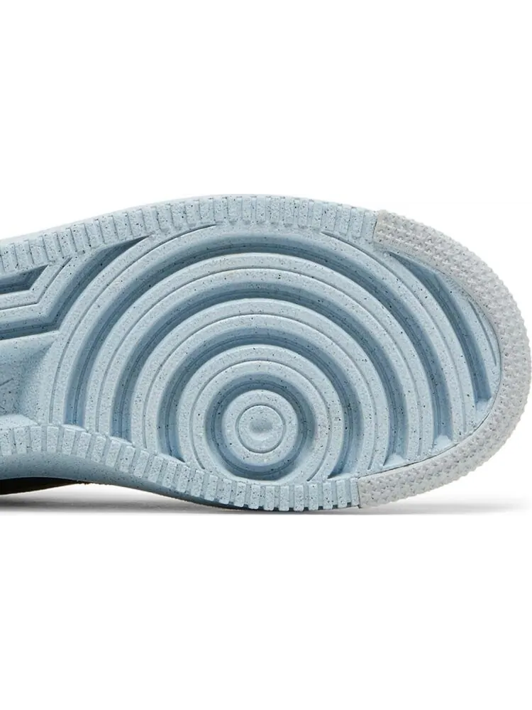 Кроссовки Nike Air Force 1 Crater Flyknit GS 'Black Chambray Blue' — изображение 5 из 8, черный