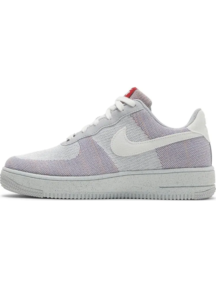 Кроссовки Nike Air Force 1 Crater Flyknit GS 'Wolf Grey' — изображение 3 из 8, серый