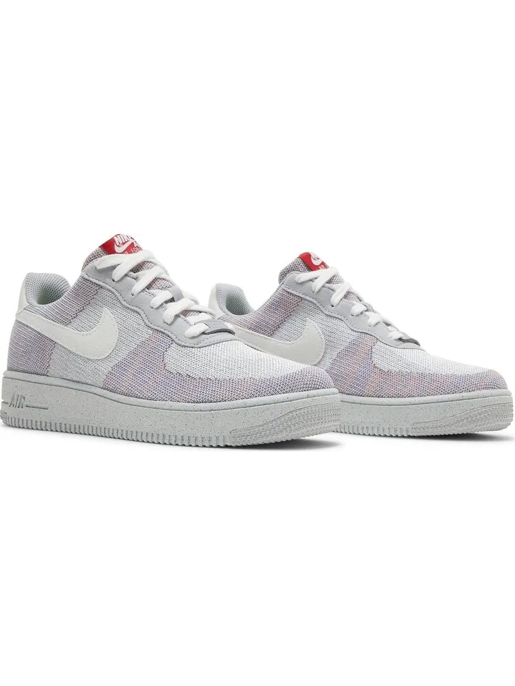 Кроссовки Nike Air Force 1 Crater Flyknit GS 'Wolf Grey' — изображение 8 из 8, серый