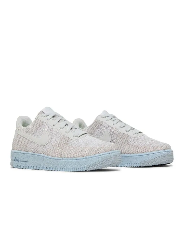 Кроссовки Nike Air Force 1 Crater Flyknit GS — изображение 8 из 8, белый синий