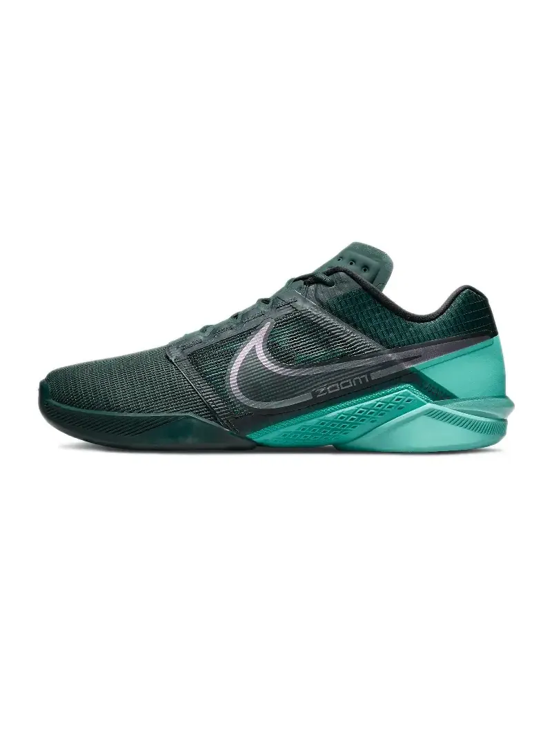 Кроссовки Nike Zoom Metcon Turbo 2 — изображение 1 из 7, темно-зеленый/бирюзовый