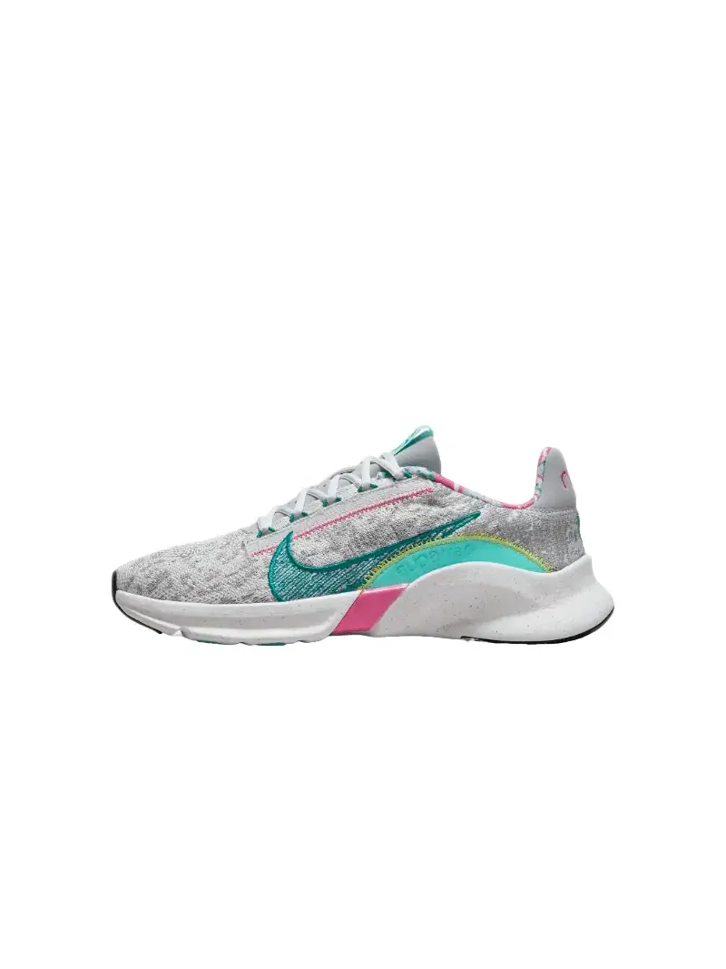 Кроссовки Nike SuperRep Go 3 Next Nature Flyknit — изображение 1 из 7, светло-серый/серый/белый