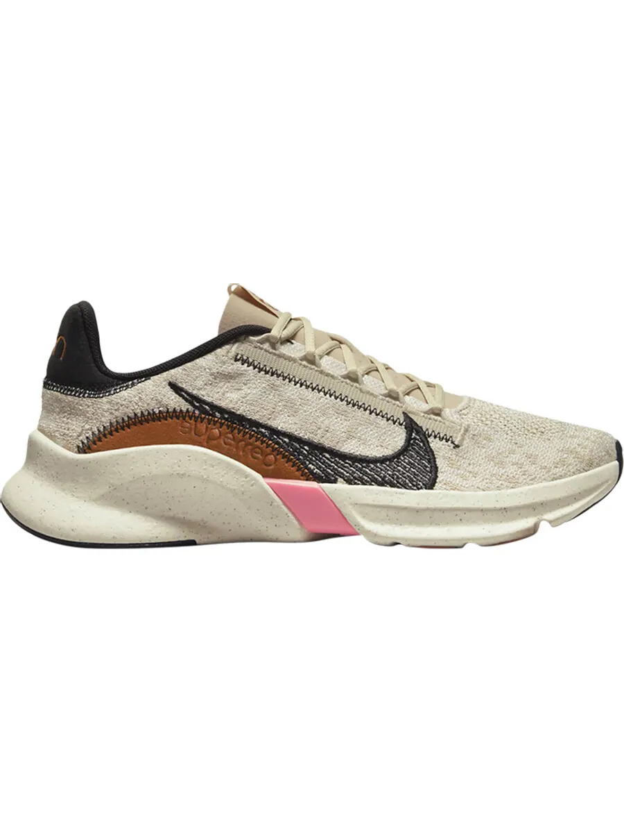 Кроссовки Nike Wmns SuperRep Go 3 Flyknit Next Nature 'Oatmeal' — изображение 1 из 1, бежевый/мультиколор