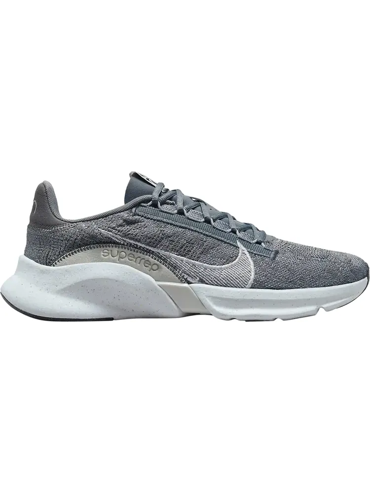 Кроссовки Nike SuperRep Go 3 Next Nature Flyknit 'Cool Grey' — изображение 1 из 1, серый