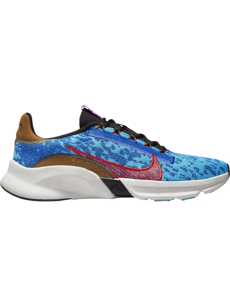 Кроссовки SuperRep Go 3 Next Nature Flyknit 'Game Royal Picante Red' — изображение 1 из 1, синий