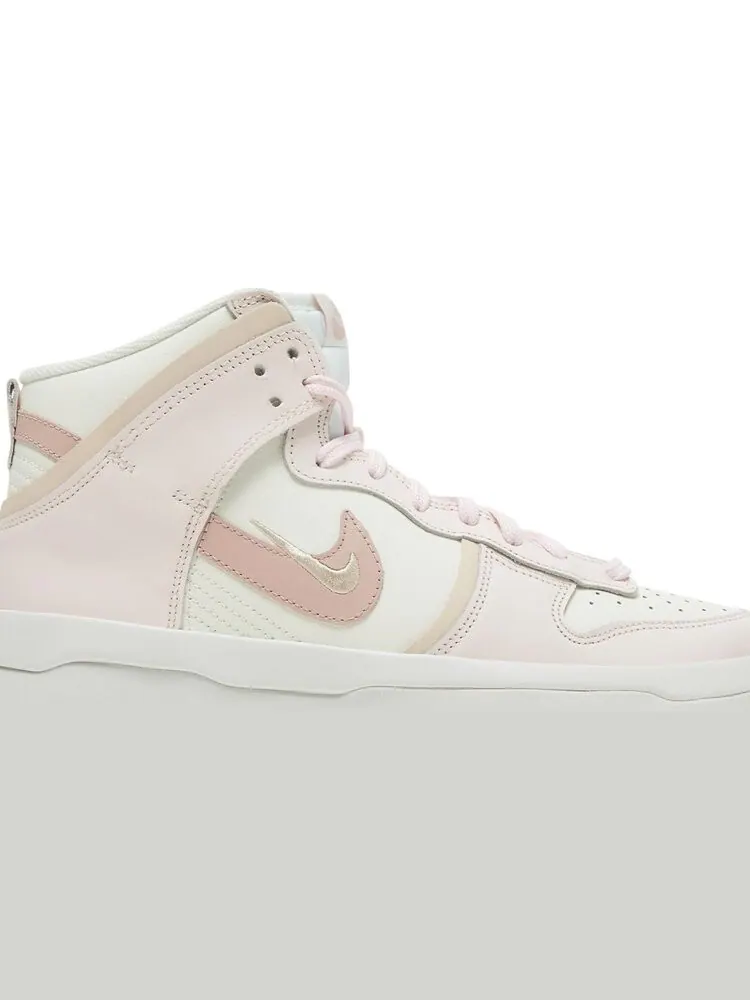 Кроссовки Nike Wmns Dunk High Up Rebel 'Pink Oxford' — изображение 2 из 8, белый