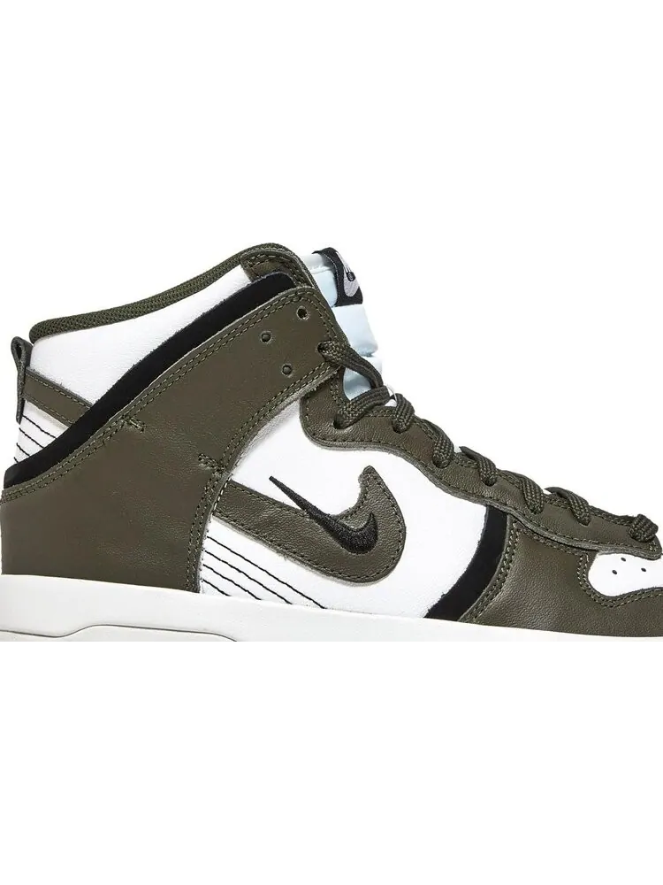 Кроссовки Nike Wmns Dunk High Up 'Cargo Khaki' — изображение 2 из 8, белый