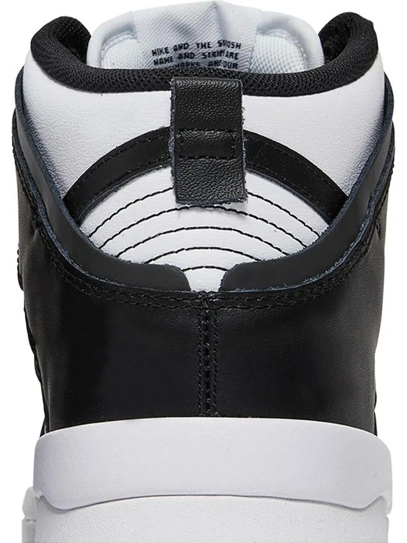 Кроссовки Nike Wmns Dunk High Up 'White Black' — изображение 7 из 8, белый