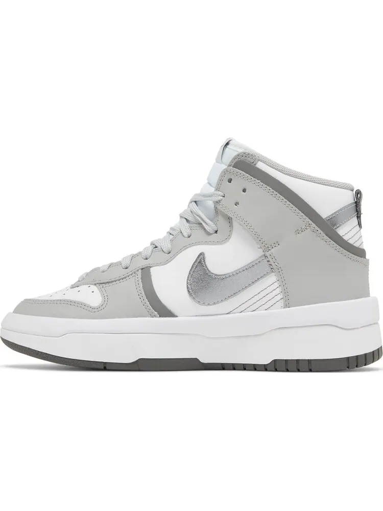 Кроссовки Nike Wmns Dunk High Up 'Light Smoke Grey' — изображение 3 из 8, белый