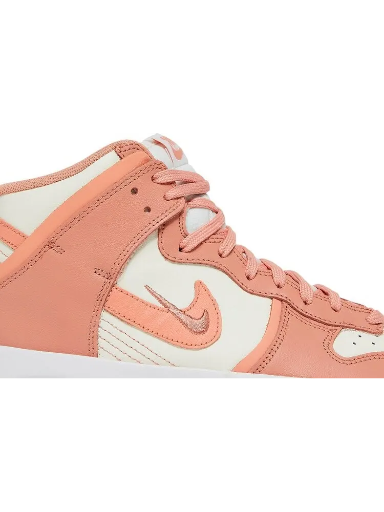 Кроссовки Nike Wmns Dunk High Up 'Crimson Bliss' — изображение 2 из 8, белый
