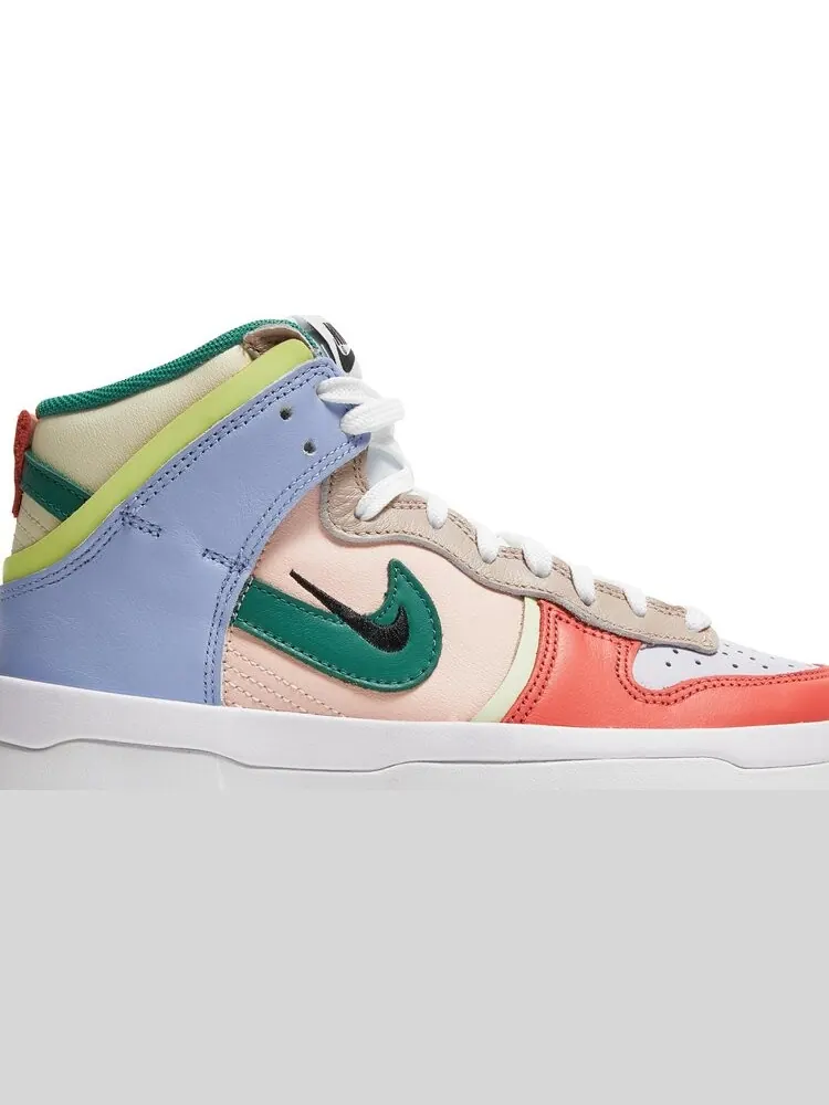 Кроссовки Nike Wmns Dunk High Rebel 'Cashmere Coral' — изображение 2 из 8, мульти