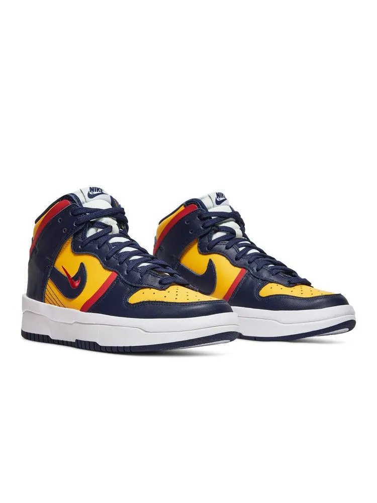 Кроссовки Nike Wmns Dunk High Up Rebel, Michigan — изображение 8 из 8, желтый
