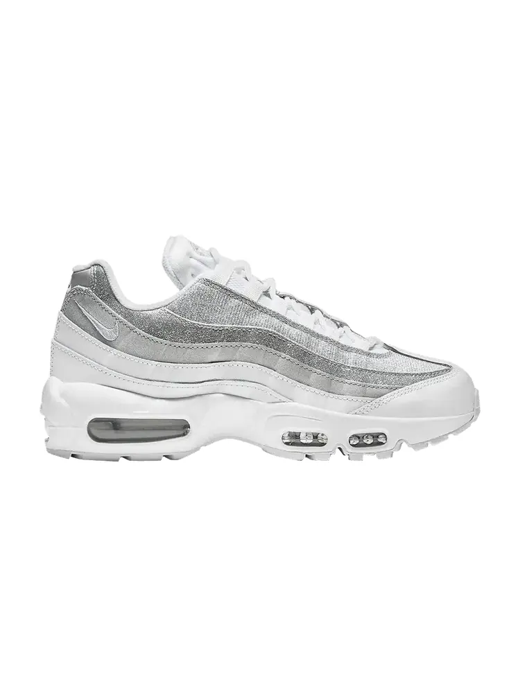 Кроссовки Nike Wmns Air Max 95 'White Metallic Silver' — изображение 1 из 1