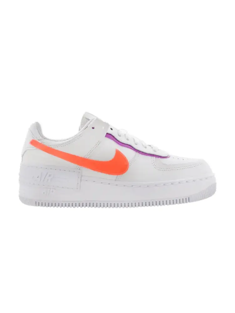 Кроссовки Nike Wmns Air Force 1 Shadow 'White Mango Red Plum' — изображение 1 из 1, белый/яркий/красный