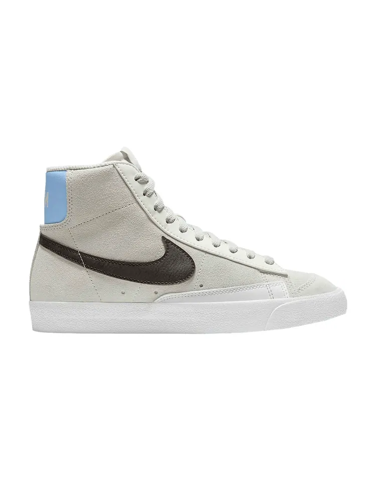 Кроссовки Nike Blazer Mid '77 'Grey Light Blue' — изображение 1 из 1, серый