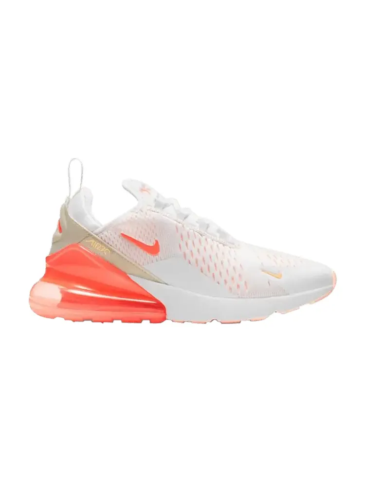 Кроссовки Nike Wmns Air Max 270 Essential 'White Bright Mango' — изображение 1 из 1, белый/яркий