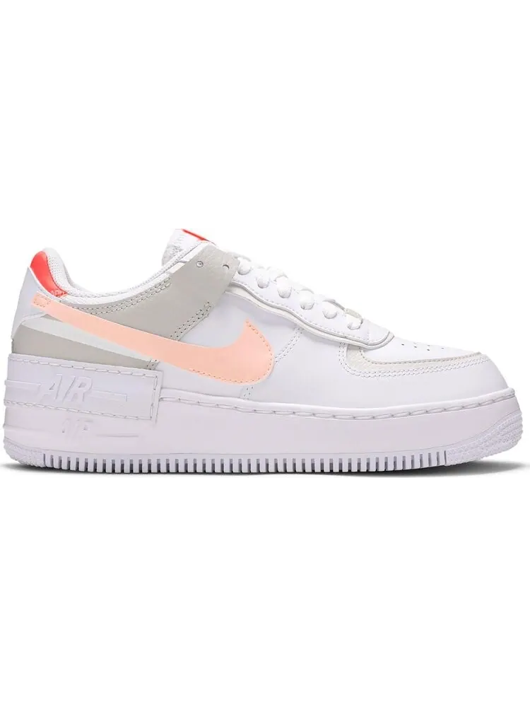 Кроссовки Nike Wmns Air Force 1 Low Shadow 'White Bright Mango' — изображение 1 из 8, белый