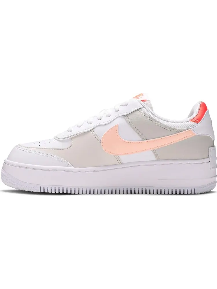 Кроссовки Nike Wmns Air Force 1 Low Shadow 'White Bright Mango' — изображение 3 из 8, белый