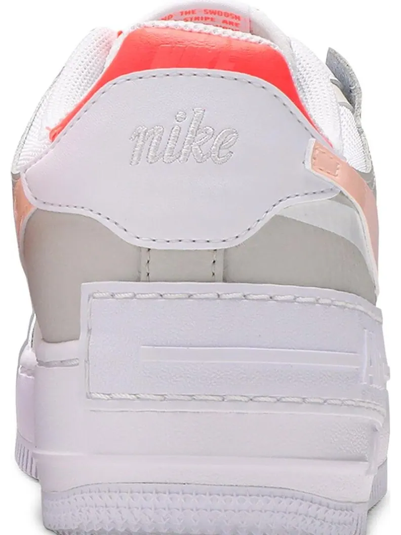 Кроссовки Nike Wmns Air Force 1 Low Shadow 'White Bright Mango' — изображение 7 из 8, белый