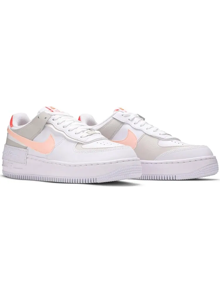 Кроссовки Nike Wmns Air Force 1 Low Shadow 'White Bright Mango' — изображение 8 из 8, белый