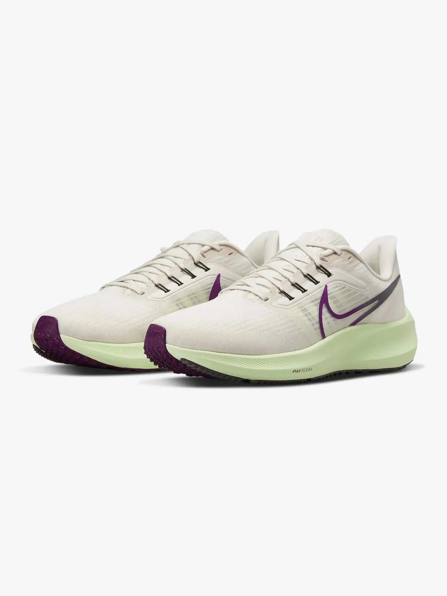 Кроссовки Nike Pegasus 39 — изображение 2 из 7, кремовый/зеленый
