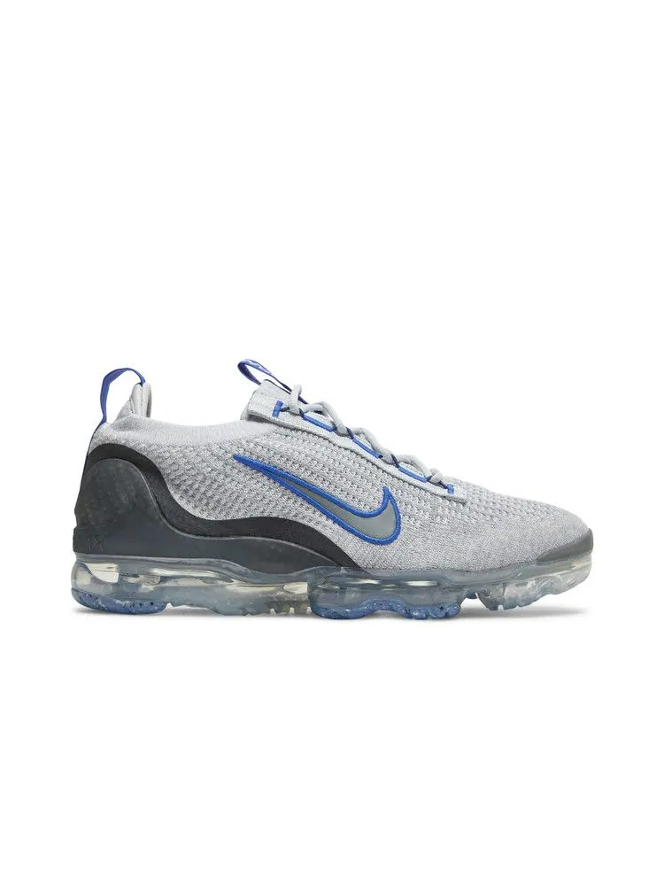 Кроссовки Nike Air Vapormax 2021 Flyknit 'Bold Blue' — изображение 2 из 9, серый