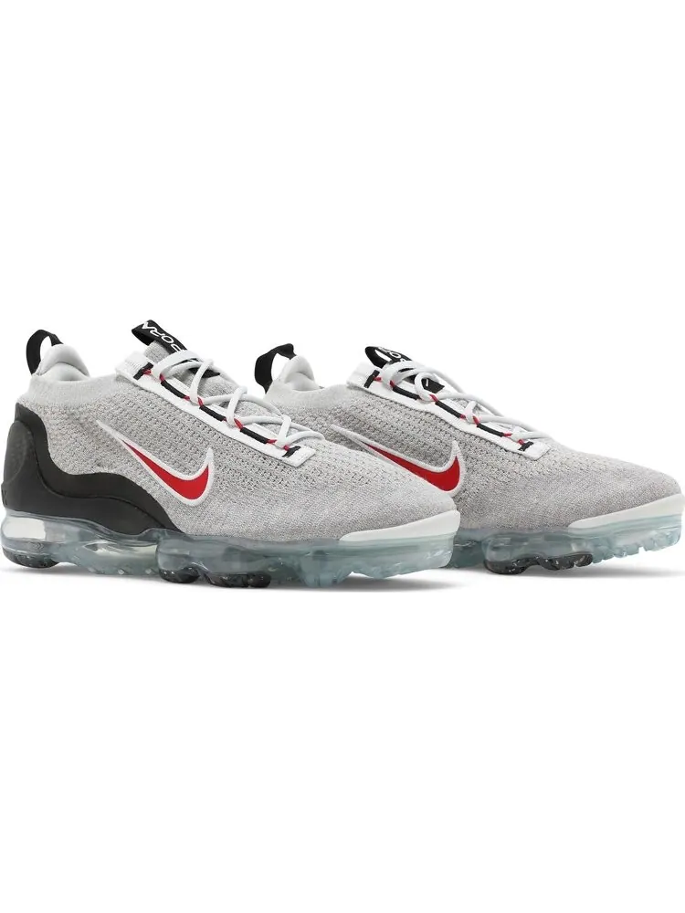 Кроссовки Nike Air Vapormax 2021 Flyknit 'Light Bone University Red' — изображение 8 из 8, бежевый