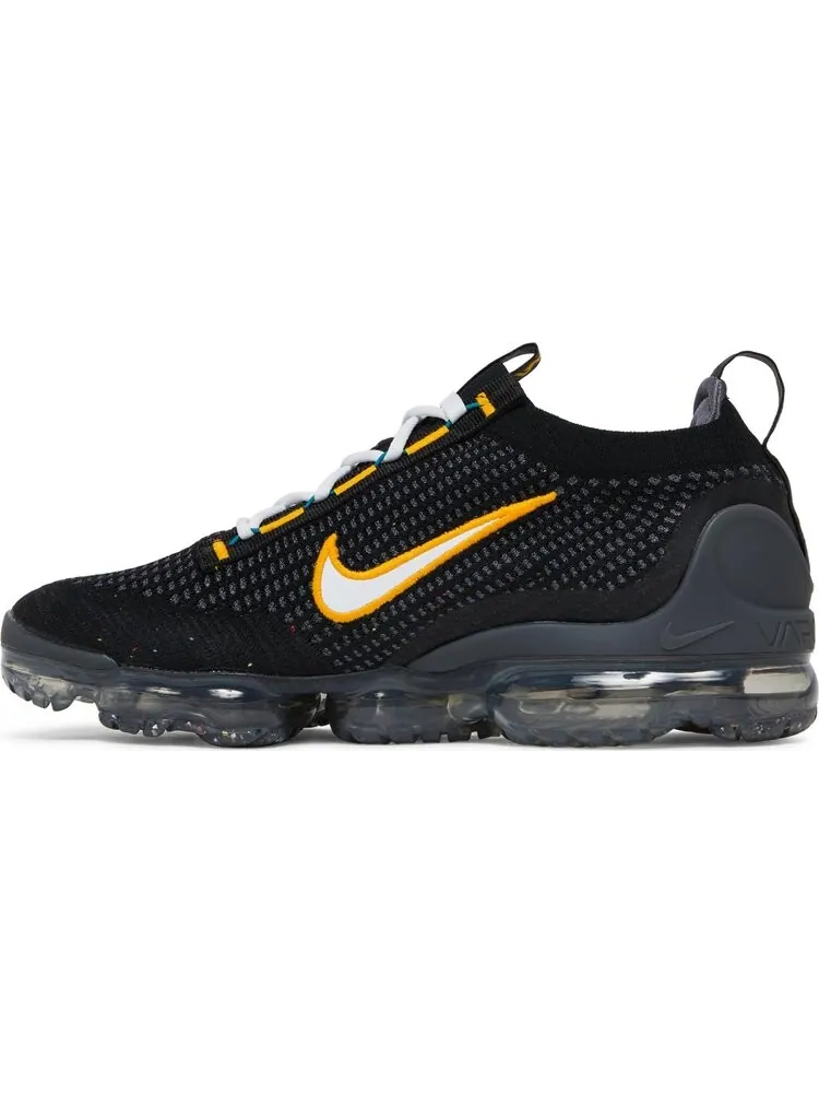 Кроссовки Nike Air VaporMax 2021 Flyknit 'Black University Gold' — изображение 3 из 8, черный