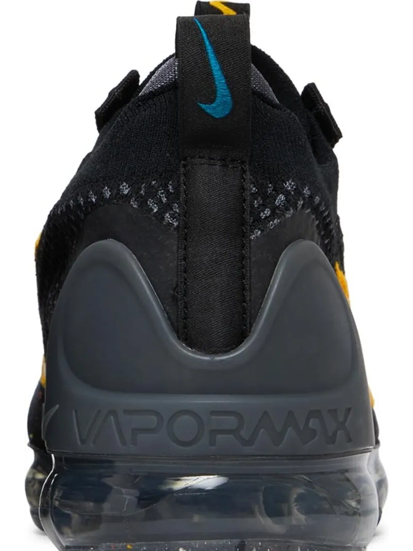 Кроссовки Nike Air VaporMax 2021 Flyknit 'Black University Gold' — изображение 7 из 8, черный