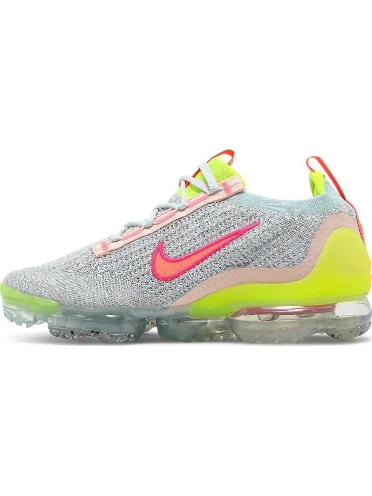 Кроссовки Nike Wmns Air VaporMax 2021 Flyknit 'Neon' — изображение 3 из 8, серый