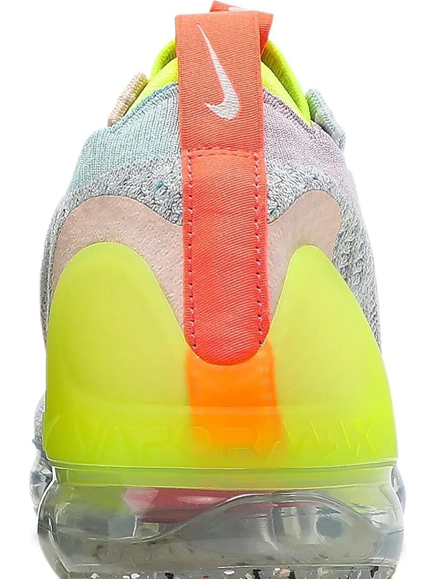 Кроссовки Nike Wmns Air VaporMax 2021 Flyknit 'Neon' — изображение 7 из 8, серый