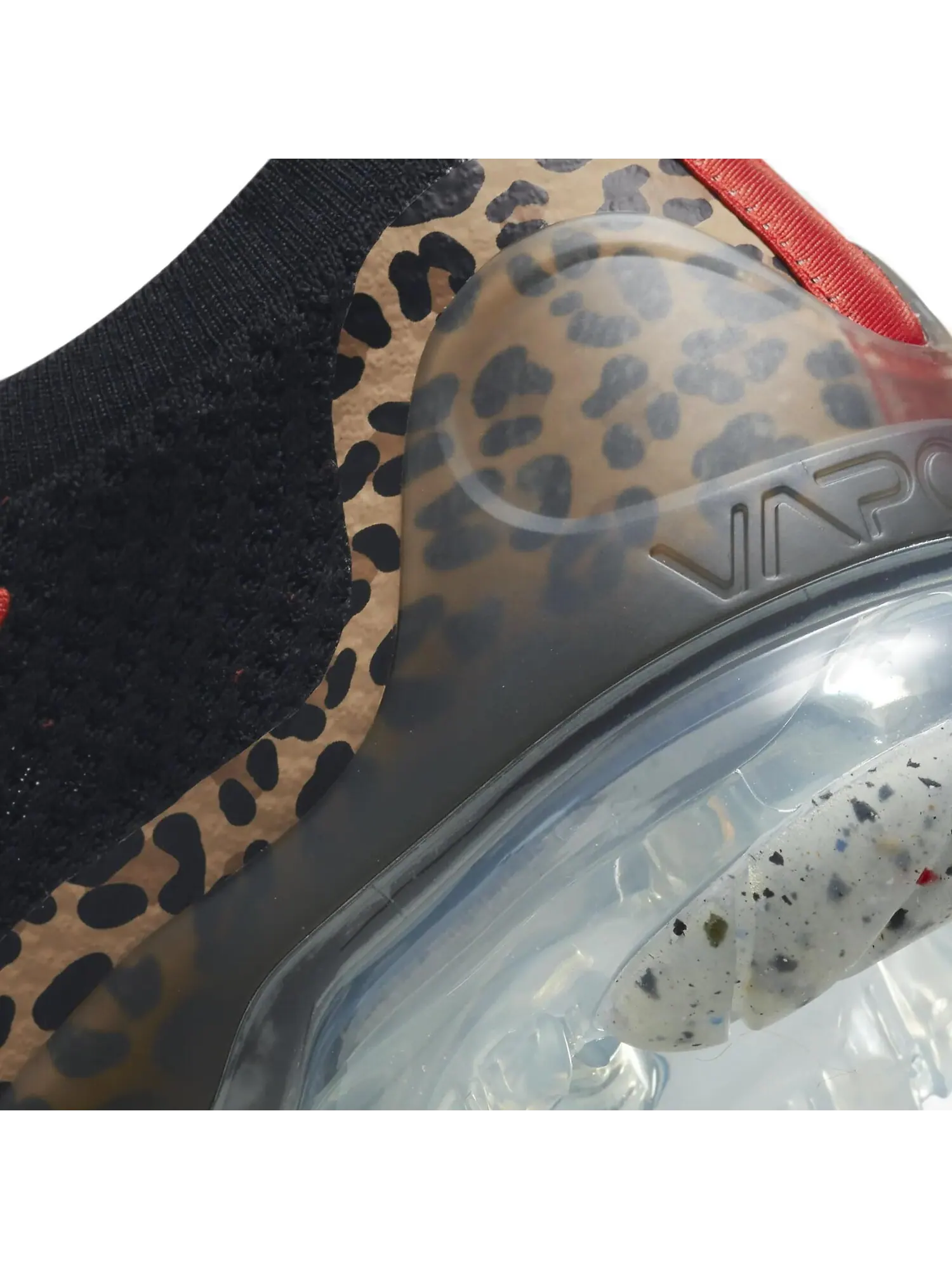 Кроссовки Nike Air VaporMax 2021 Flyknit — изображение 7 из 7, черный/оранжевый