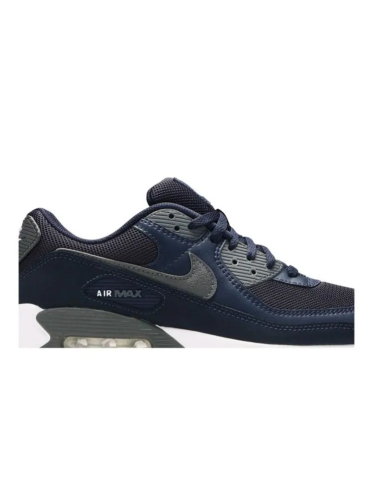 Кроссовки Nike Air Max 90 'Obsidian Iron Grey' — изображение 3 из 9, белый/серый