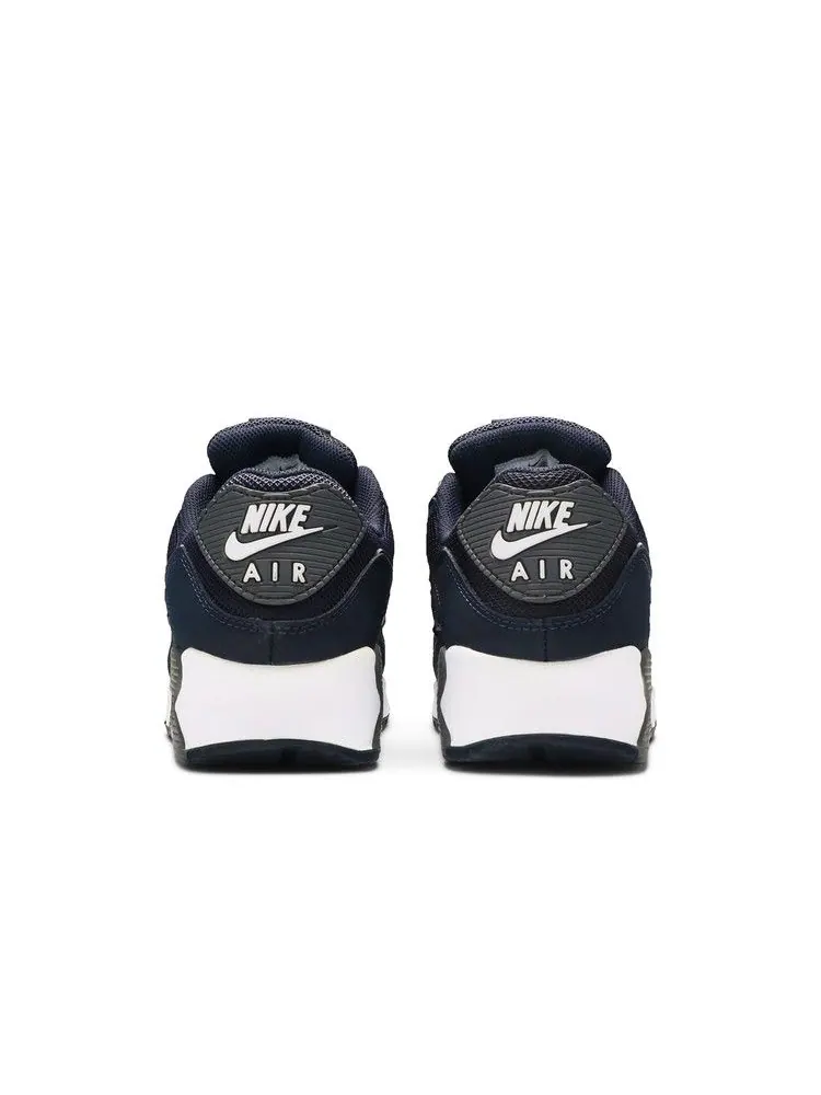 Кроссовки Nike Air Max 90 'Obsidian Iron Grey' — изображение 7 из 9, белый/серый