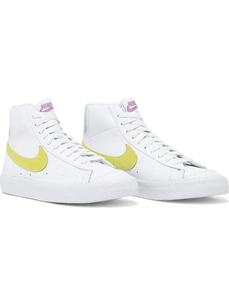 Кроссовки Nike Blazer Mid '77 GS 'White Light Zitron' — изображение 8 из 8, белый