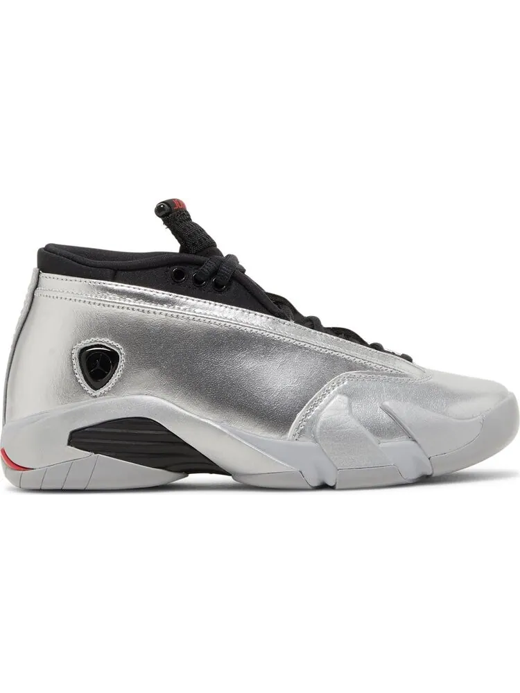 Кроссовки Wmns Air Jordan 14 Retro Low Metallic Silver — изображение 1 из 8, серебряный