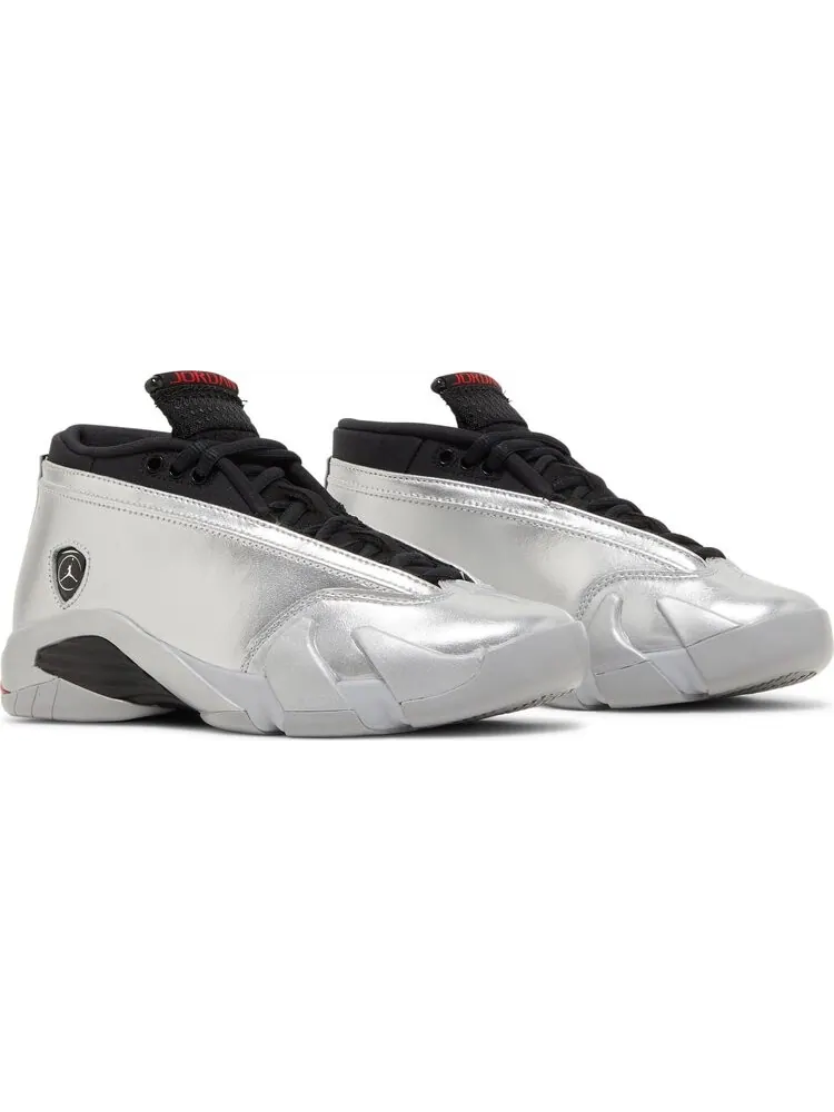 Кроссовки Wmns Air Jordan 14 Retro Low Metallic Silver — изображение 8 из 8, серебряный