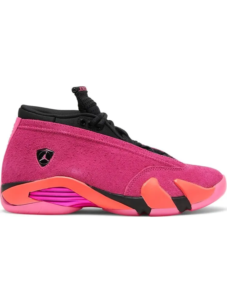 Кроссовки Wmns Air Jordan 14 Retro Low Shocking Pink — изображение 1 из 8, розовый