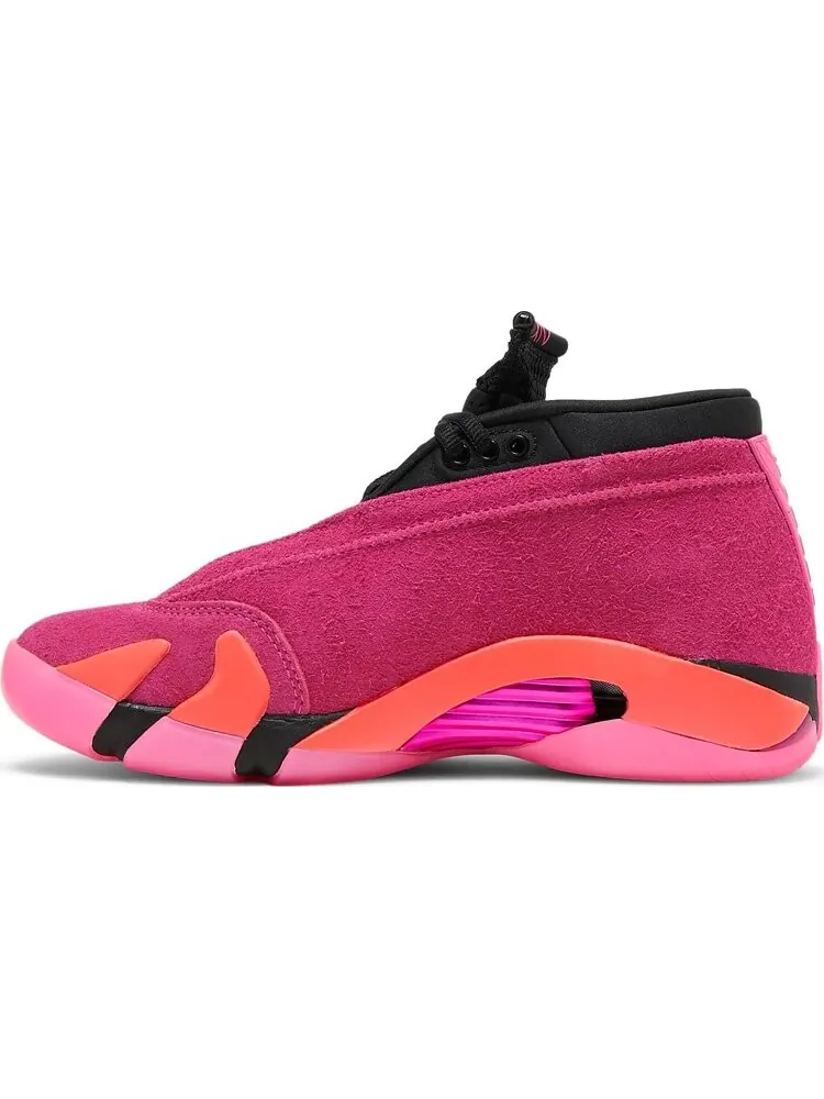 Кроссовки Wmns Air Jordan 14 Retro Low Shocking Pink — изображение 3 из 8, розовый