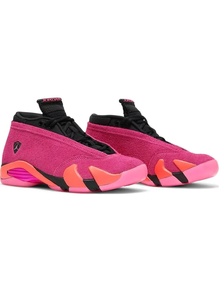 Кроссовки Wmns Air Jordan 14 Retro Low Shocking Pink — изображение 8 из 8, розовый