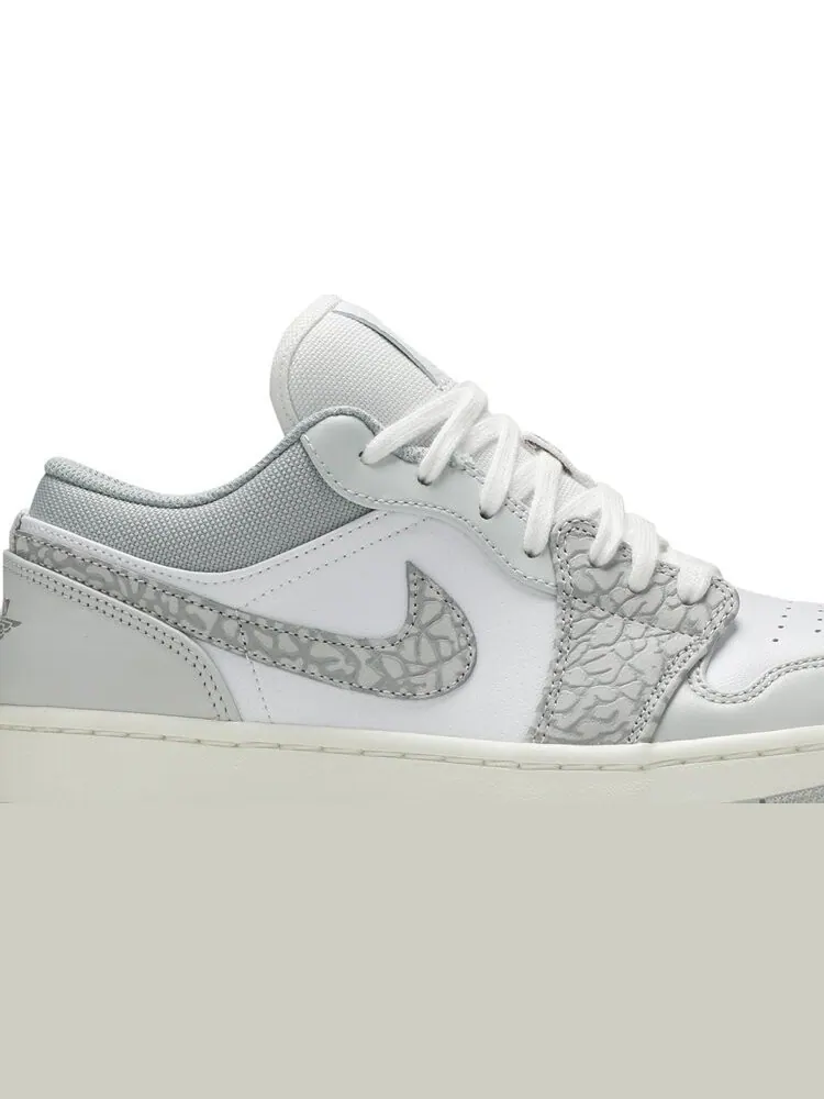 Кроссовки Air Jordan 1 Low Premium Elephant Print — изображение 2 из 8, серый