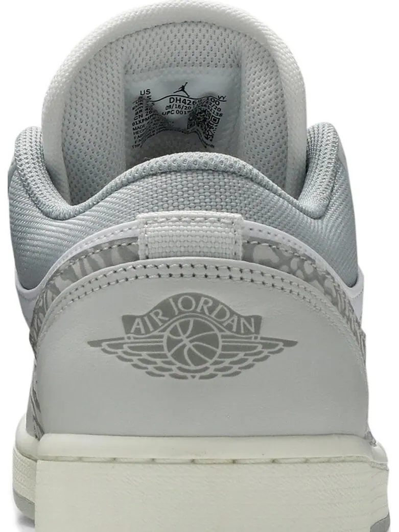 Кроссовки Air Jordan 1 Low Premium Elephant Print — изображение 7 из 8, серый