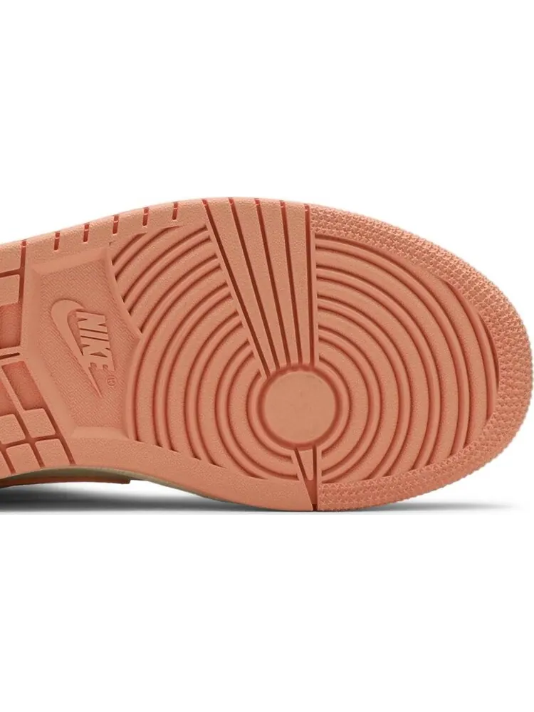 Кроссовки Wmns Air Jordan 1 Mid Apricot — изображение 5 из 8, оранжевый