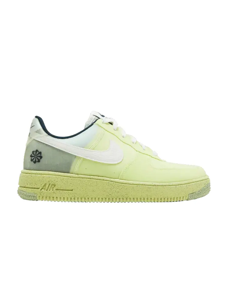Кроссовки Nike Air Force 1 Crater GS 'Light Lemon Twist' — изображение 1 из 9